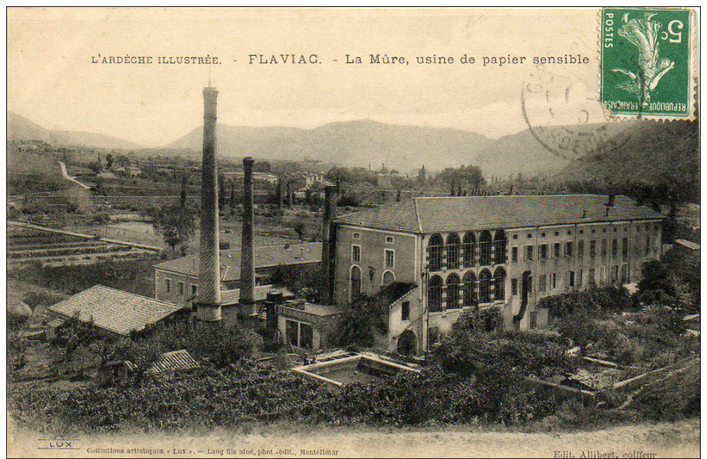 61            FLAVIAC       -         USINE  DE  PAPIER  SENSIBLE - Autres & Non Classés