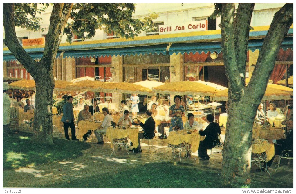 Marseille Hotel Terminus Gare St-Charles-Merveilleuse Terrasse Ombragée Du P.L.M Marseille Cpsm Format Cpa - Quartier De La Gare, Belle De Mai, Plombières