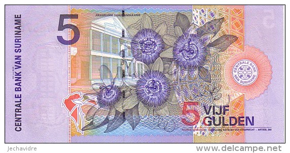 SURINAM   5 Gulden  Daté Du 01-01-2000    Pick 146     ***** BILLET  NEUF ***** - Suriname