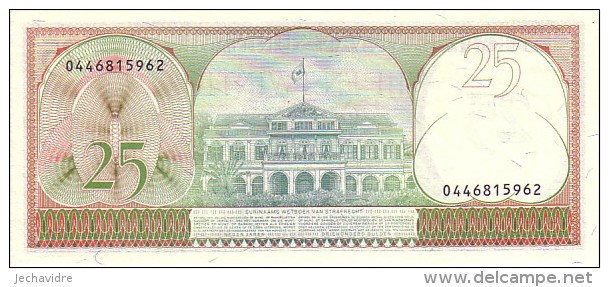 SURINAM  25 Gulden  Daté Du 01-11-1985   Pick 127 B        ***** BILLET  NEUF ***** - Suriname