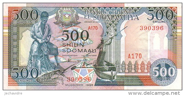 SOMALIE  500  Shillings  Daté De 1996     Pick 36 C        ***** BILLET  NEUF ***** - Somalie