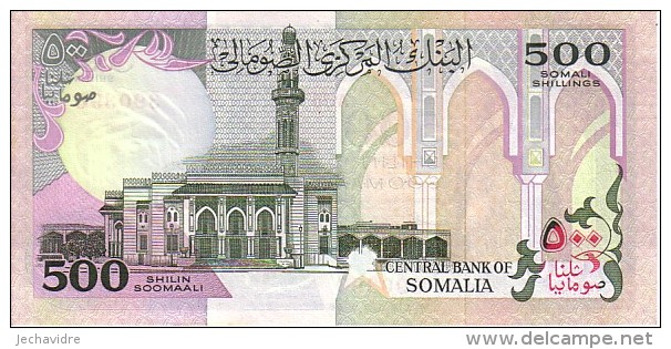 SOMALIE  500  Shillings  Daté De 1996     Pick 36 C        ***** BILLET  NEUF ***** - Somalie