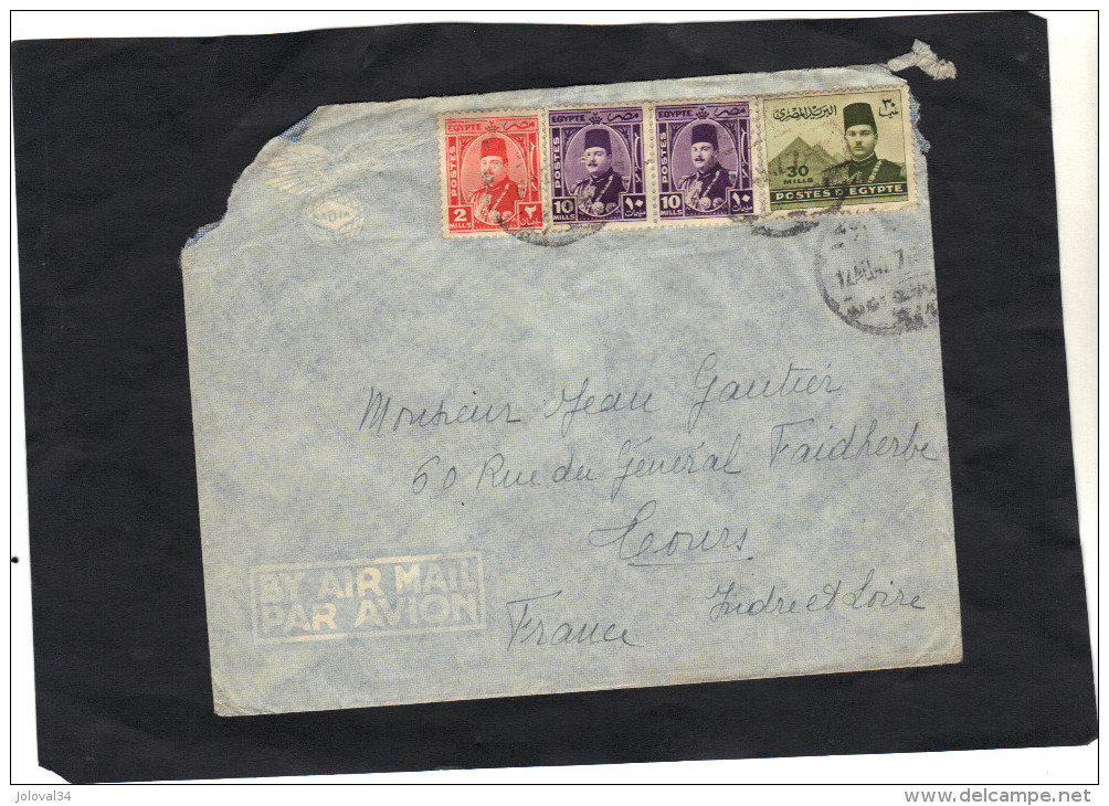 EGYPTE - Lettre Avion  N° 18 - Briefe U. Dokumente