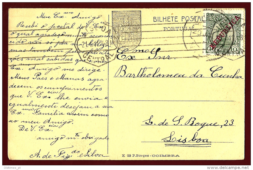 VISEU - VISTA PARCIAL - 1910 PC - Viseu