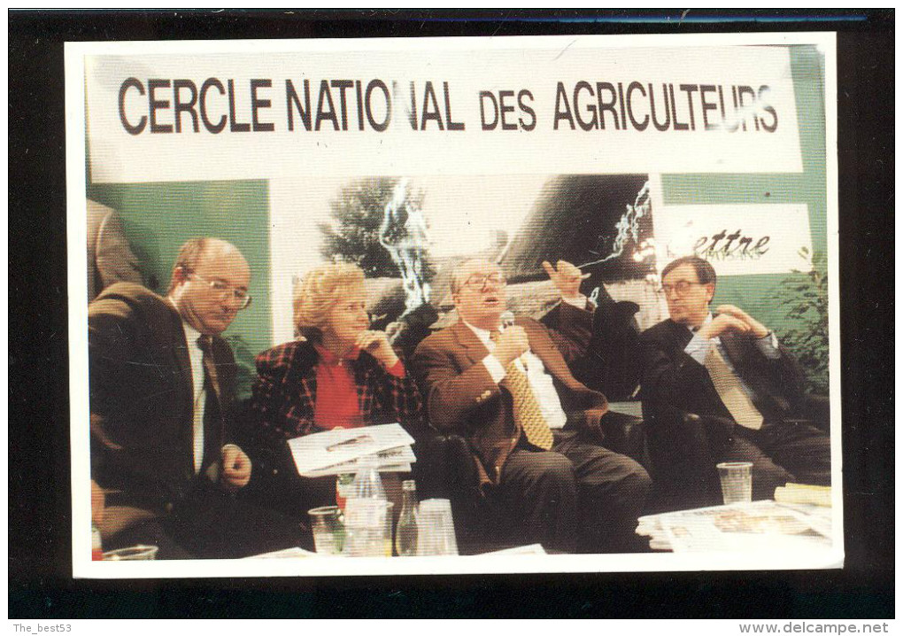 Paris  -  Salon De L´Agriculture - Jean Marie Le Pen Président Du Front National Au Cercle National Des Agriculteur 1995 - Altri & Non Classificati
