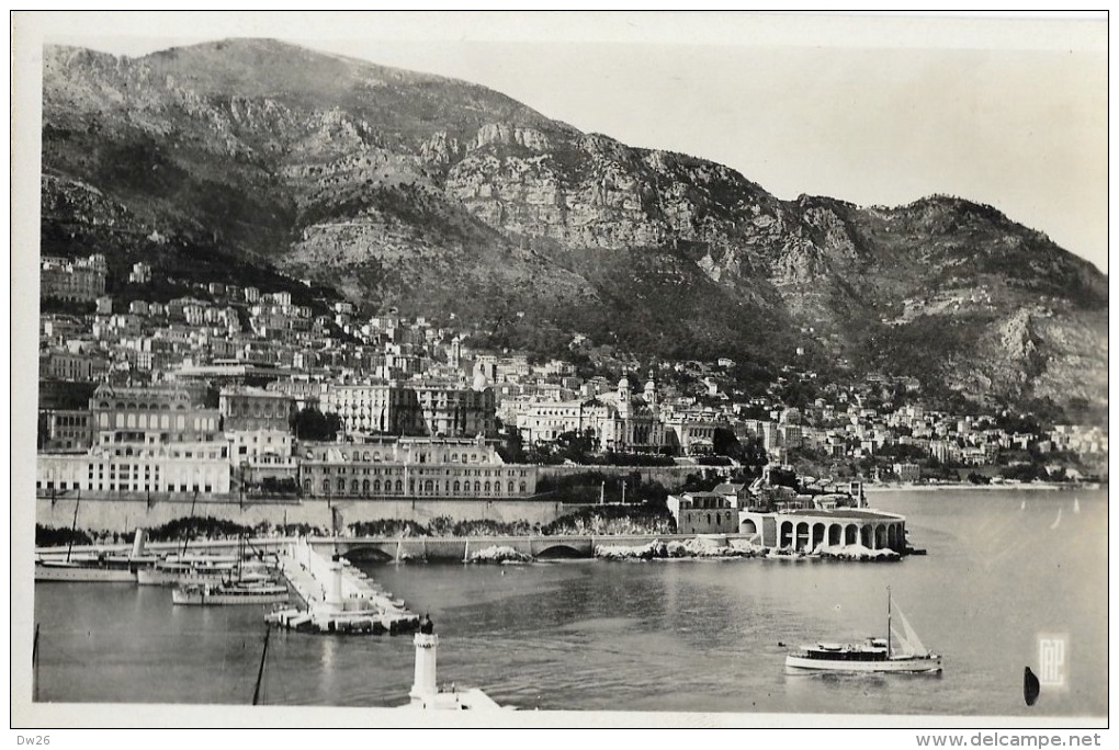 Monté-Carlo - Vue Prise De Monaco, Le Port - Carte CAP Non Circulée - Harbor