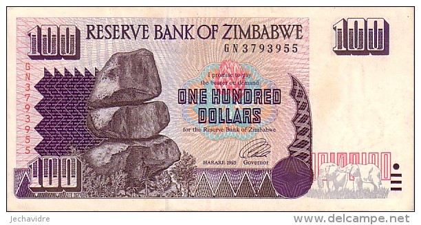 ZIMBABWE  1 000 Dollars  Emission De 1995     Pick 9 A     ***** QUALITE  VF+ ***** - Simbabwe