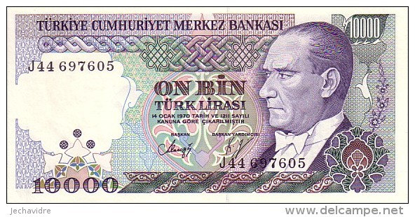 TURQUIE   10 000 Turk Lirasi   Emission De 1982   Pick199     ***** BILLET  NEUF ***** - Turquie