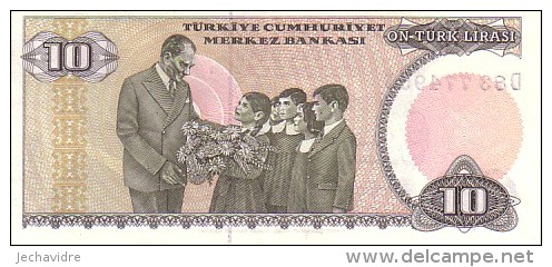 TURQUIE   10 Turk Lirasis   Emission De 1979   Pick192   ***** BILLET  NEUF   ***** - Türkei