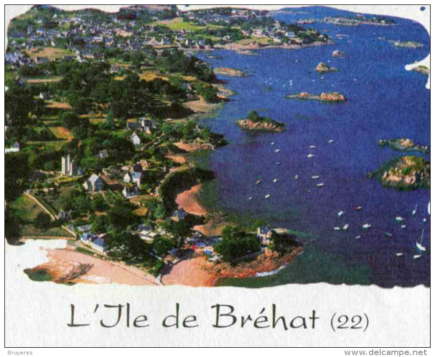 PAP Avec Timbre "Lamouche" Sur Papier Ordinaire Et Illust. "L'Île DeBréhat (22)" - Au Verso Lot G4S/07R170 - Prêts-à-poster: Repiquages /Lamouche