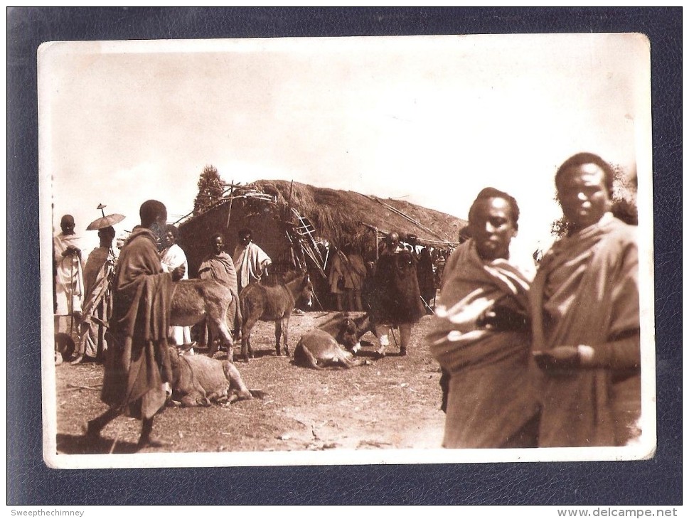 LARGE SIZE PC OF ANGOLO DEL MERCATO DI COFOLE (ARUSSI) CORNER MARKET COFOLE (Arussi) ETHIOPIA - Äthiopien