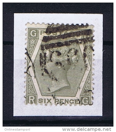 Great Britain SG  125 Plate 12  Used  Yv 48 1872, Has A Slight Fold - Used Stamps