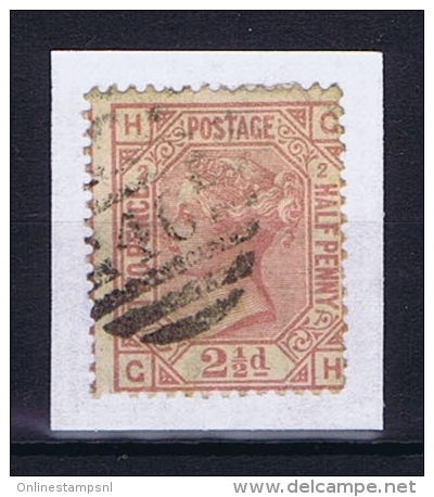 Great Britain SG  139 Plate 2 Used  Yv 55 1873 - Used Stamps