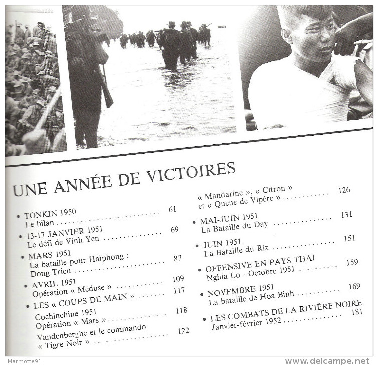 INDOCHINE 1951 ANNEE DE LATTRE CEFEO GUERRE VIET MINH BATAILLE VICTOIRE OPERATION - Francés