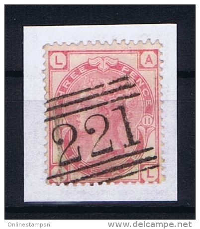 Great Britain SG  144 Plate 11  Used  1873 - Gebruikt