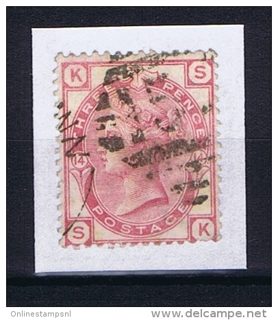 Great Britain SG  144 Plate 14  Used  1873 - Gebruikt