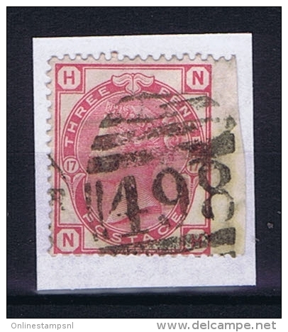 Great Britain SG  144 Plate 17 Used  1873 - Gebruikt