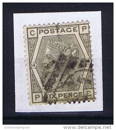 Great Britain SG  147 Plate 14 Used  1873 - Gebraucht