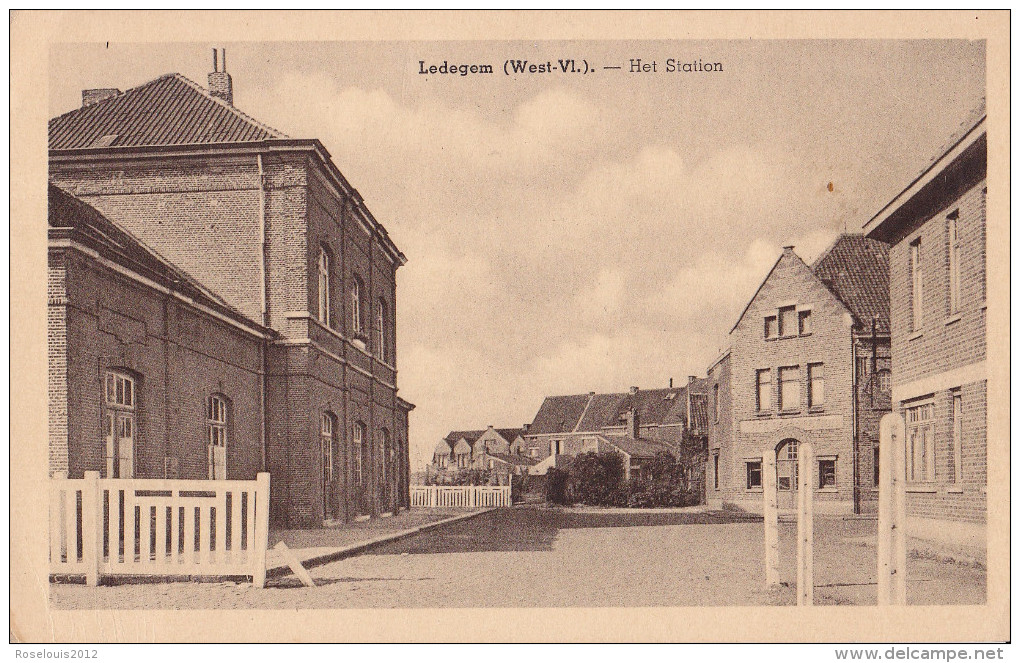 LEDEGEM : Het Station - La Gare - Ledegem