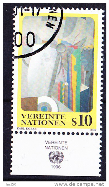 UN Wien Vienna Vienne - Gemälde(MiNr: 204 Mit TAB) 1987 - Gest. Used. Obl.. - Usados
