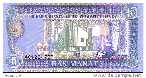 TURMENISTAN    2 Manat   Emission De 1993    Pick 2      ***** BILLET  NEUF ***** - Turkménistan