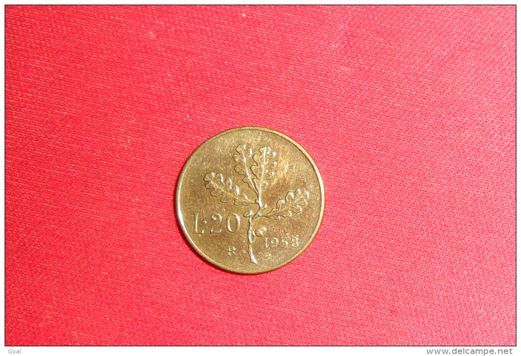 20 Lire Italie De 1958 En SUP/ Tres Belle Monnaie. - 20 Lire
