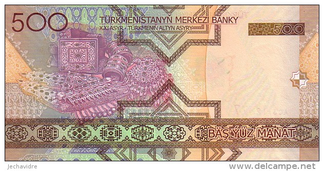 TURMENISTAN 500 Manat   Emission De 2005    Pick 19      ***** BILLET  NEUF ***** - Turkmenistan