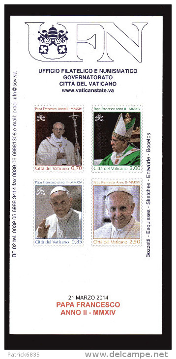 Vaticano °-X- 2014 -  St. Post. - Bollettino Ufficiale - Papa Francesco Anno II - MMXIV. Vedi Dscrizione - Cartas & Documentos
