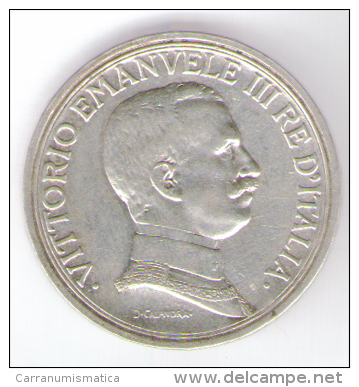 ITALIA 2 LIRE 1914 VITTORIO EMANUELE III AG SILVER - 1900-1946 : Victor Emmanuel III & Umberto II