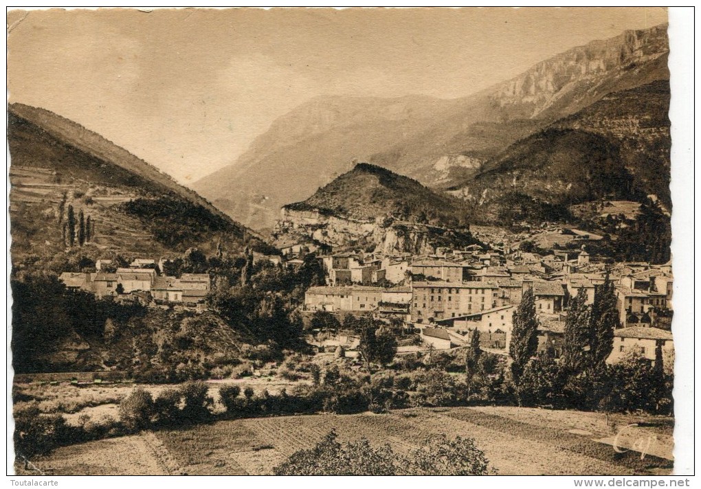 CPSM 26 CHATILLON EN DIOIS PANORAMA SUR LE QUARTIER PONT DE BAIN  Grand Format 15 X 10,5 - Châtillon-en-Diois