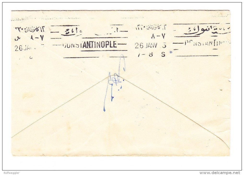 1914 Ganzsachen Brief  Von Bagdad Nach Constantinopel - - Iraq