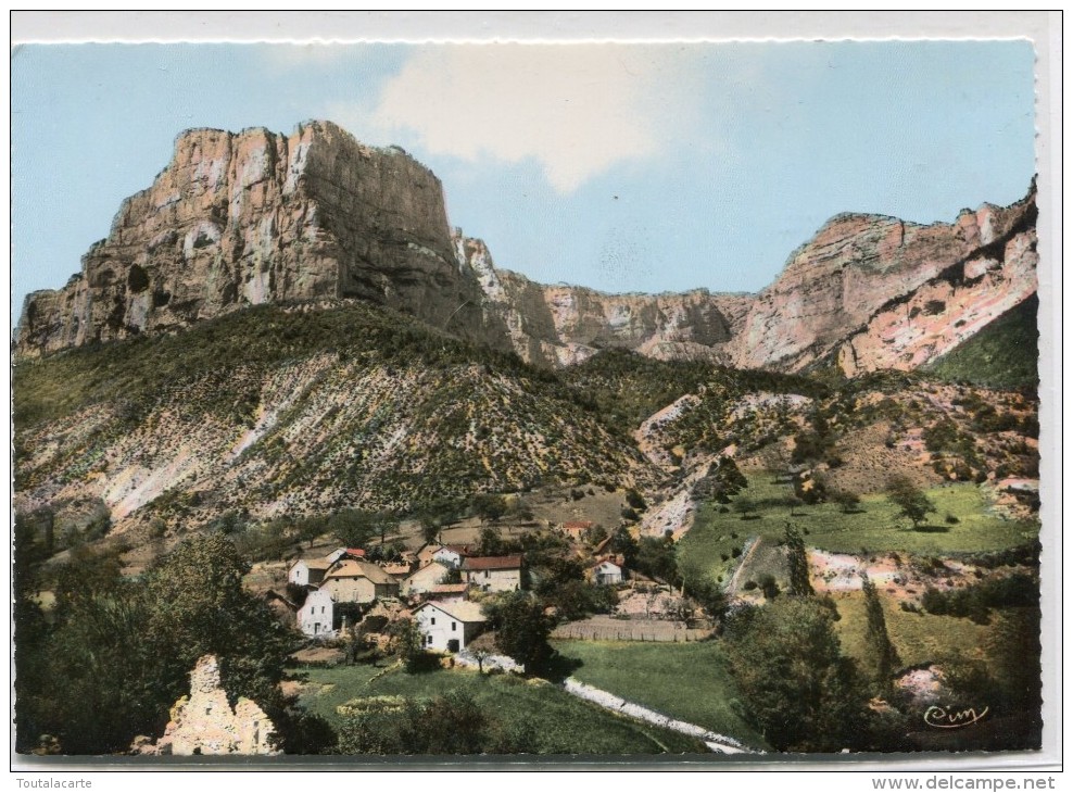 CPSM 26 CHATILLON EN DIOIS ARCHIANE LE CIRQUE D ARCHIANE ET LE VILLAGE  Grand Format 15 X 10,5 - Châtillon-en-Diois