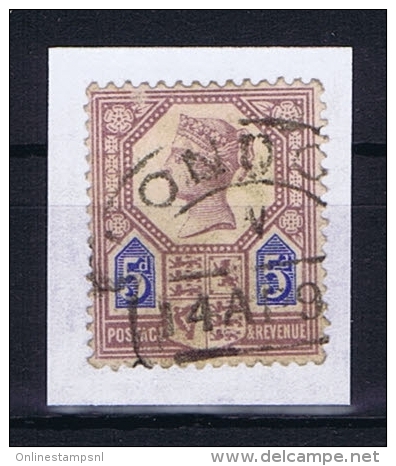 Great Britain SG  207 Die I  Used  1887 Yvert 99 - Gebraucht