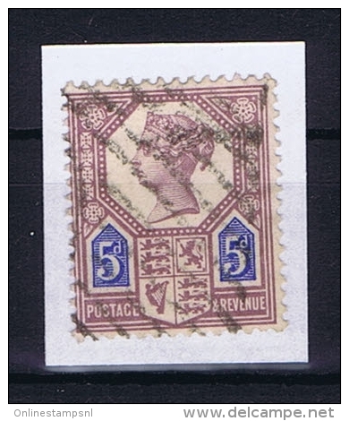 Great Britain SG  207 Die I  Used  1887 Yvert 99 - Gebraucht