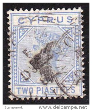 Cyprus Scott    13  Wmk 1 Used VF  (slight Fading Of Color) Cat Value $37.50 - Used Stamps