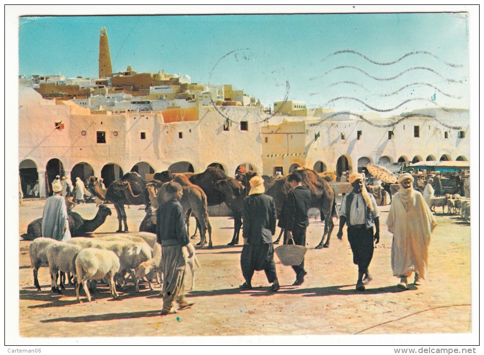 Algérie - Ghardaïa - La Place Du Marché - Editeur: RE AR N° 12.59 - Ghardaïa