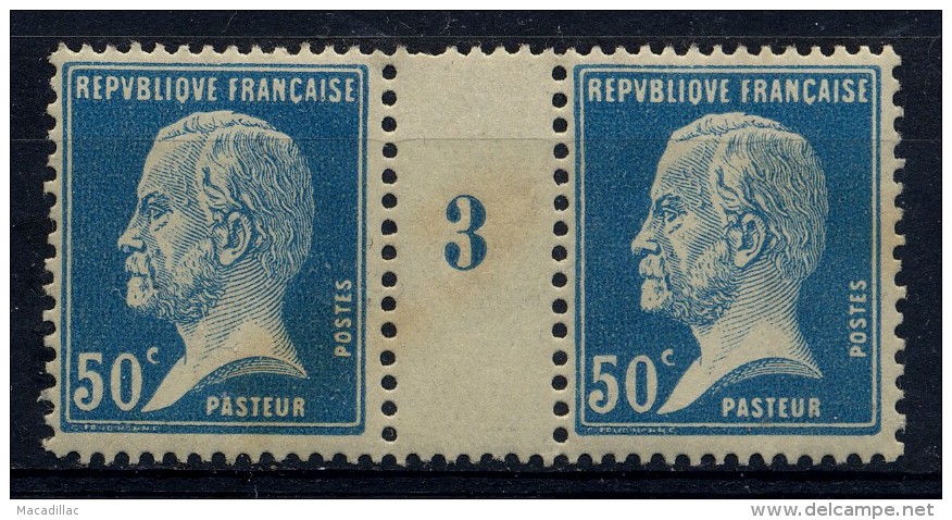 PASTEUR N° 176 Neuf ** - Millésime 3 - Millésimes