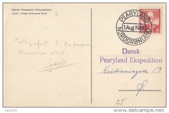 CPA PEARY LAND- DANISH EXPEDITION - Groenland