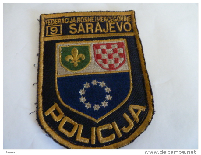 BOSNIEN BOSNIA  POLICIJA - Stoffabzeichen