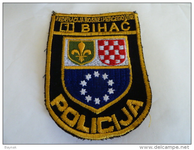 BOSNIEN BOSNIA  POLICIJA - Stoffabzeichen