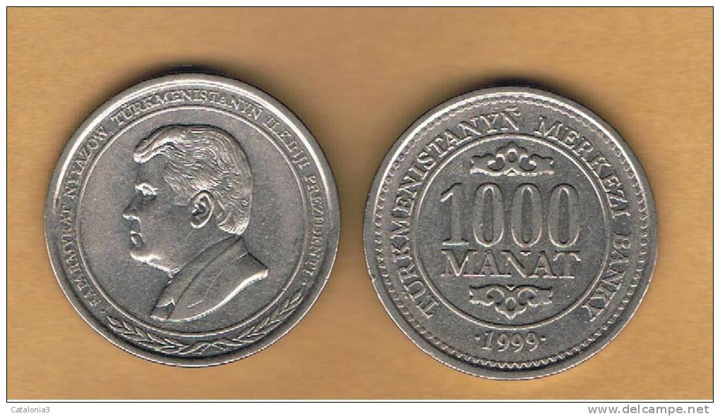 TURKMENISTAN - 1000 Manat 1999  KM15 - Turkménistan