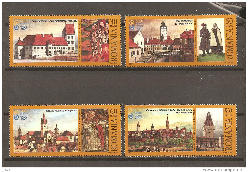 ROMANIA 2007 SIBIU EUROPEAN CITY OF CULTURE MNH - Ongebruikt