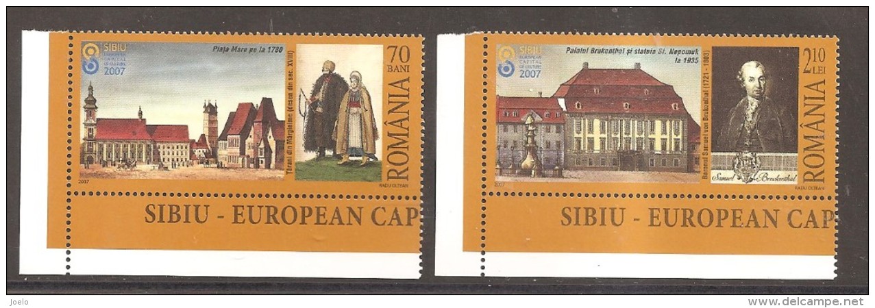 ROMANIA 2007 SIBIU EUROPEAN CITY OF CULTURE MNH - Ongebruikt