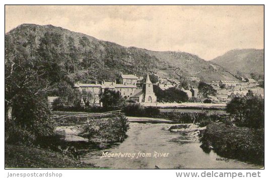 MAENTWROG FROM RIVER - NORTH WALES - Unused Printed Postcard In Good Condition - Other & Unclassified