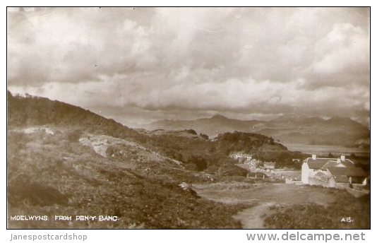 MOELWYNS FROM PEN-Y-BANC- SOUTH WALES  - Unused Real Photo Postcard In Good Condition - Carmarthenshire