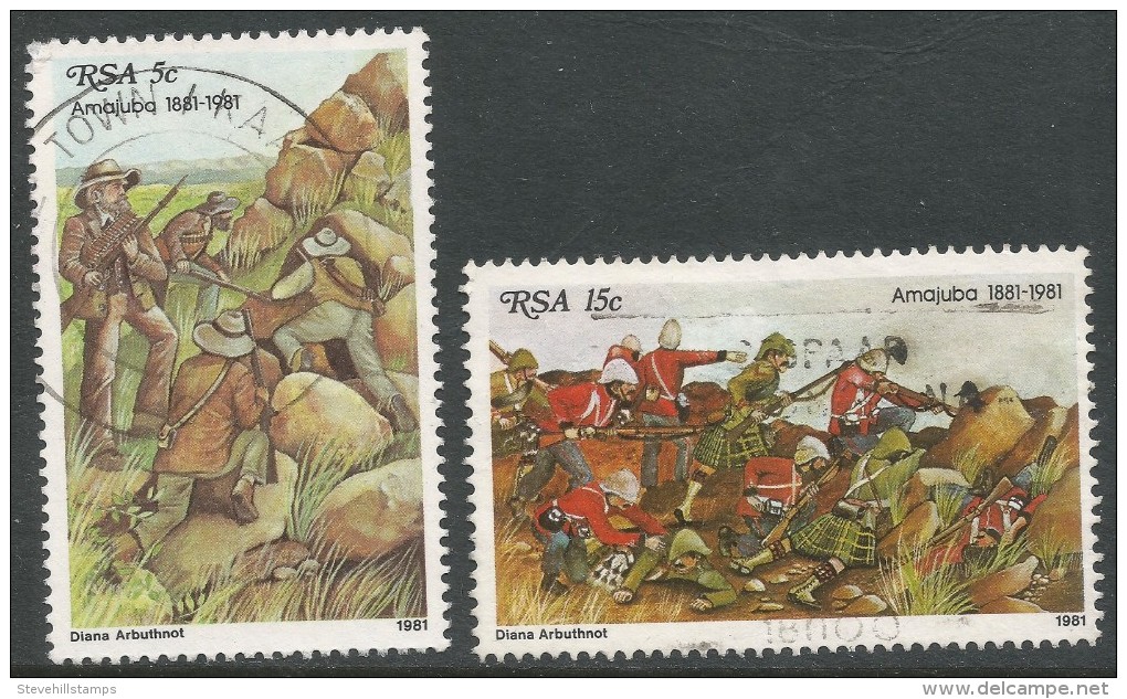 South Africa. 1981 Centenary Of Battle Of Amajuba. Used Complete Set - Gebraucht