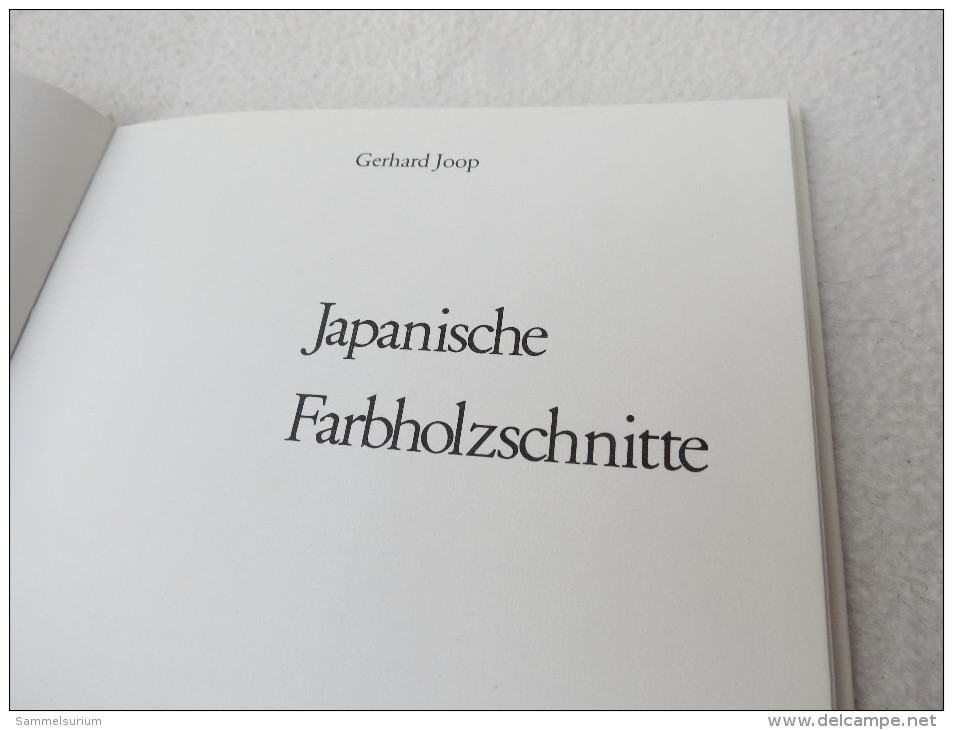 Gerhard Joop "Japanische Farbholzschnitte" - Painting & Sculpting