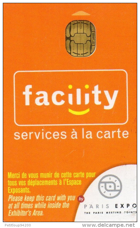 CARTE  A PUCE  PARIS EXPO  Facility - Ausstellungskarten