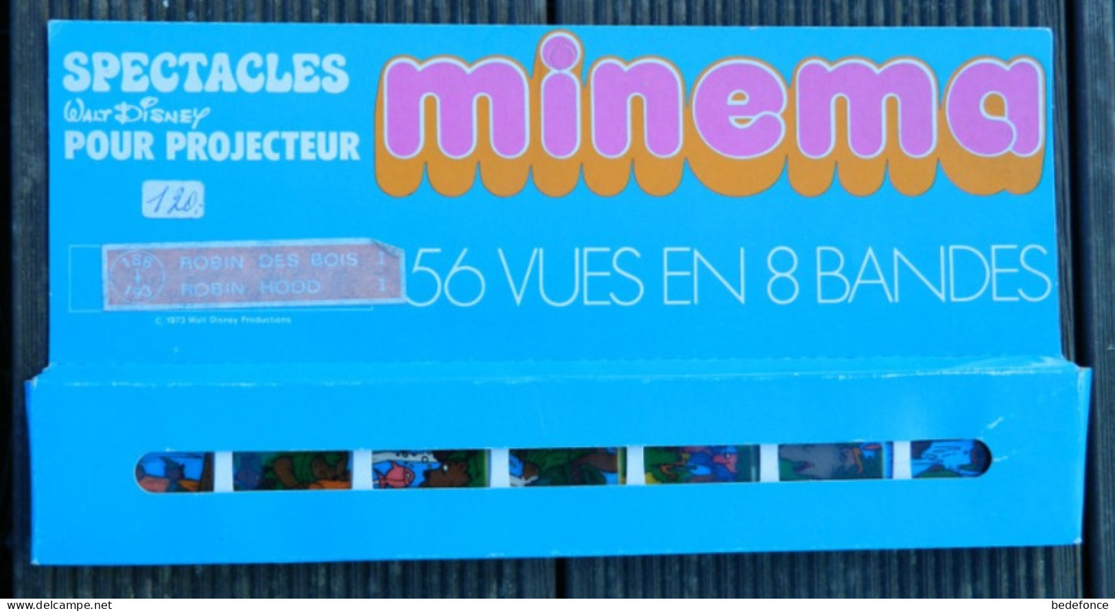 Minema - Coffret 56 Vues En 8 Bandes, N° 186 à 193 - Spectacles Walt Disney - Robin Des Bois - 1973 - Projecteurs De Films