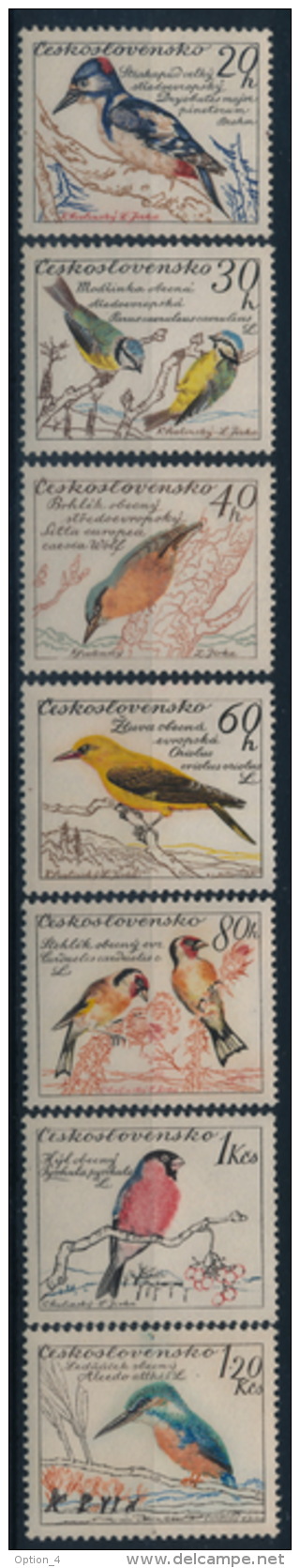 **Czechoslovakia 1959 Mi 1163-69 (7) Birds MNH - Ungebraucht